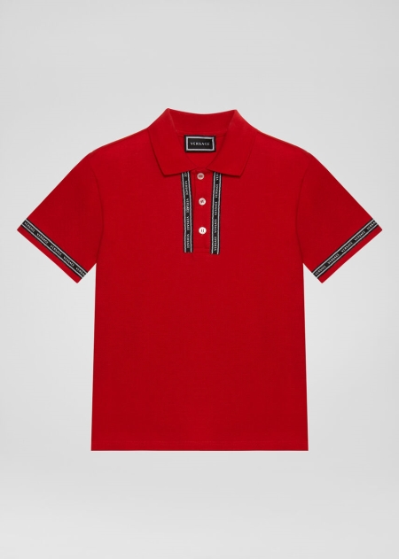 Tricou Polo Versace Versace Nastro Baieti | YIXMHOD-69